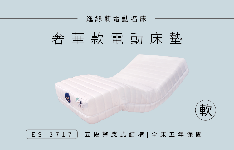 ES-3717 奢華款 電動床 │ 居家電動床墊